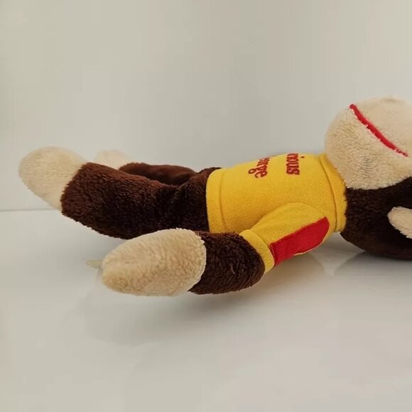 Knickerbocker Curious George Plush Monkey Yellow Hat Shirt 14" Stuffed Animal - Picture 7 of 11